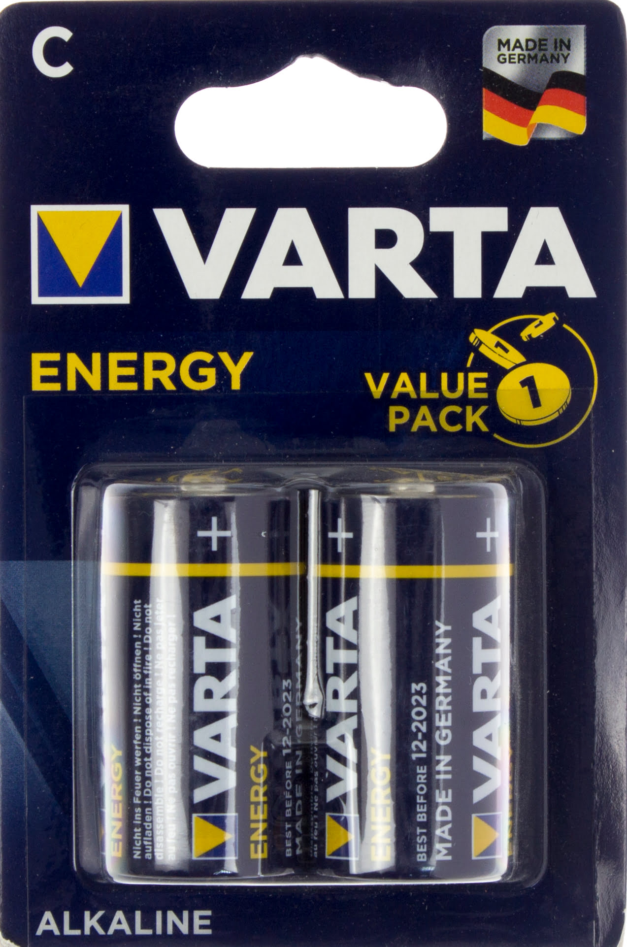 Батарейки Varta energy LR-14/блістер 2шт (10) — купити | Канцелярський Сад