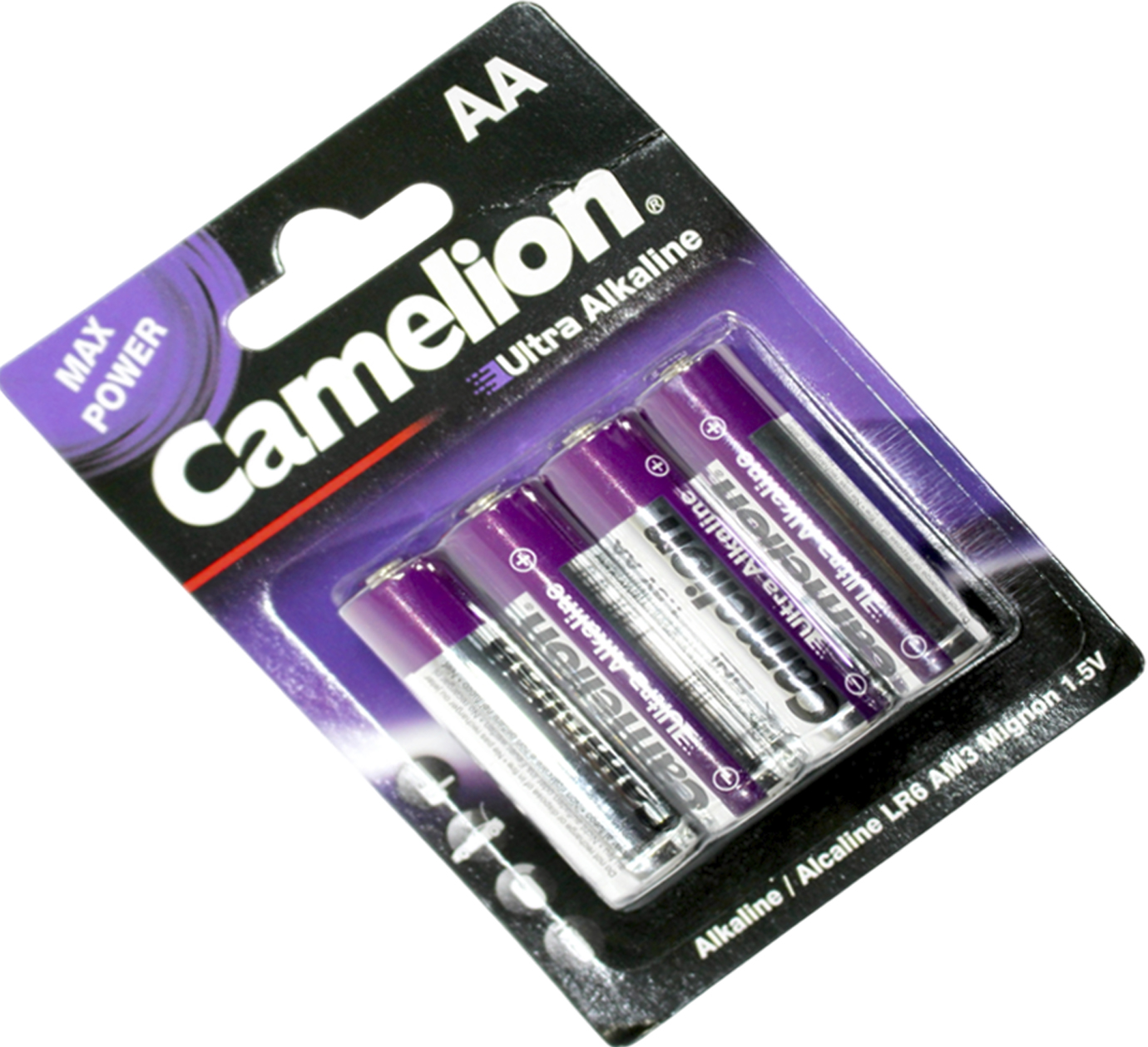 Батарейки Camelion Max Power Ultra violet LR-06/блістер 4шт (12)(288) — фото 3