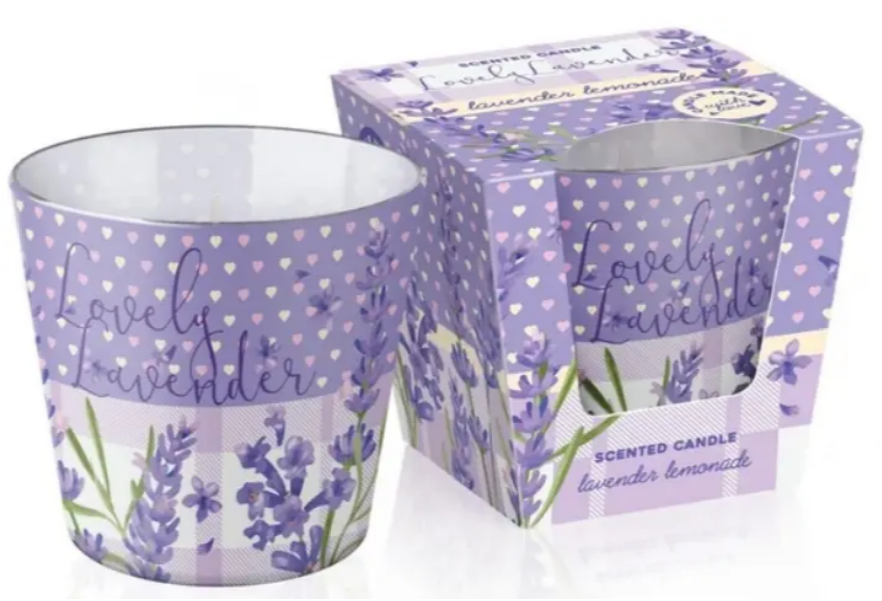 Свічка з ароматом "Bartek candles" 115г/30год. Minty Lavander(12) — купити | Канцелярський Сад