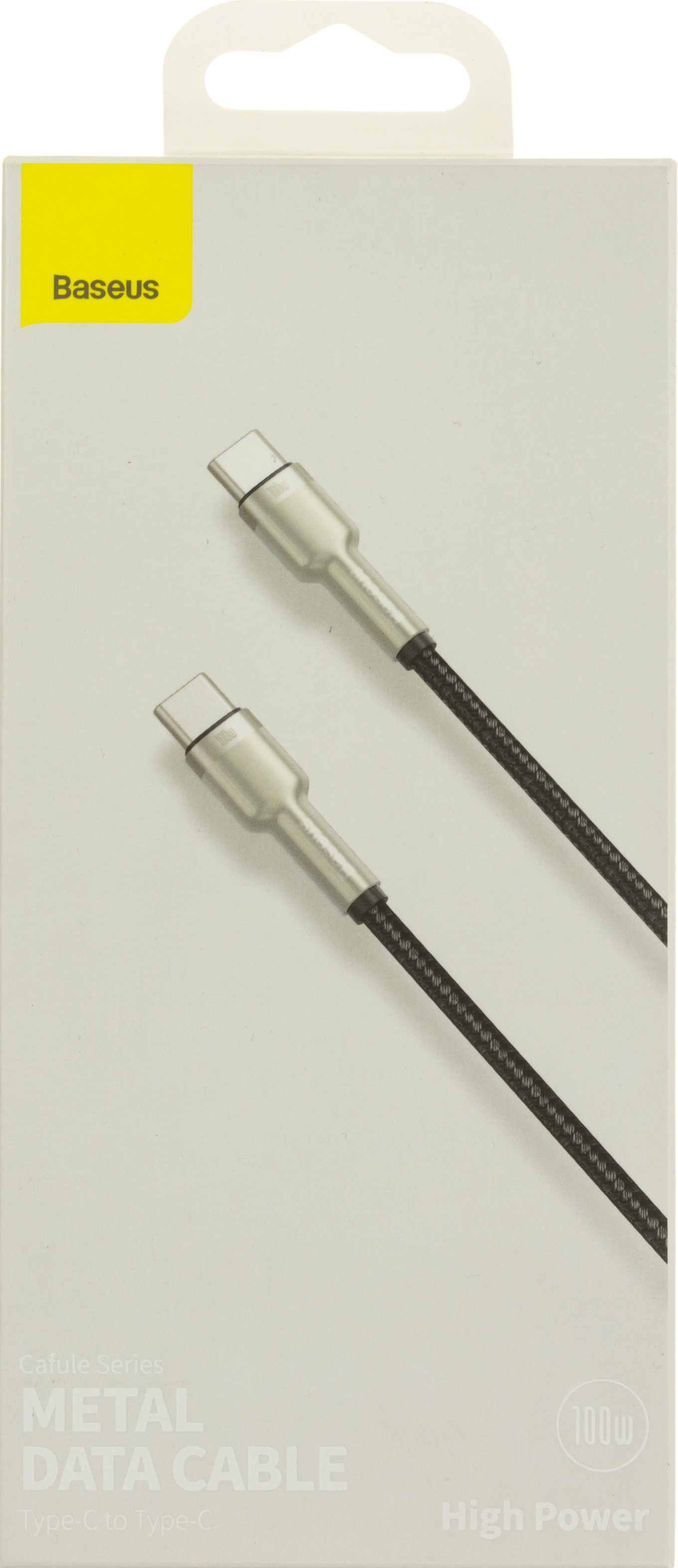 Кабель Type-C > Type-C Baseus 100W 20V 5A 1м /Breidon/ — фото товару | Канцелярський Сад