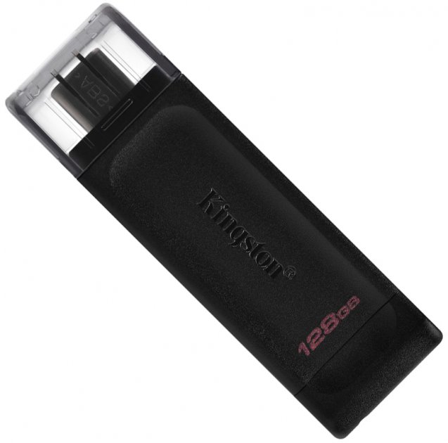 Флеш-пам`ять 128GB "Kingston" DT 70 USB3.2/Type-C №5371 — купити | Канцелярський Сад