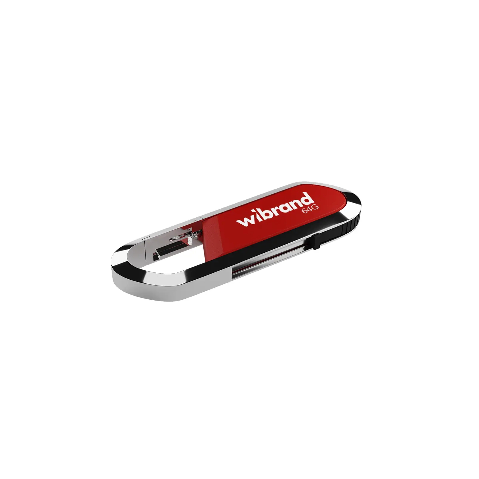 Флеш-пам`ять 64GB "Wibrand" Aligator USB2.0 dark red №0343 — купити | Канцелярський Сад