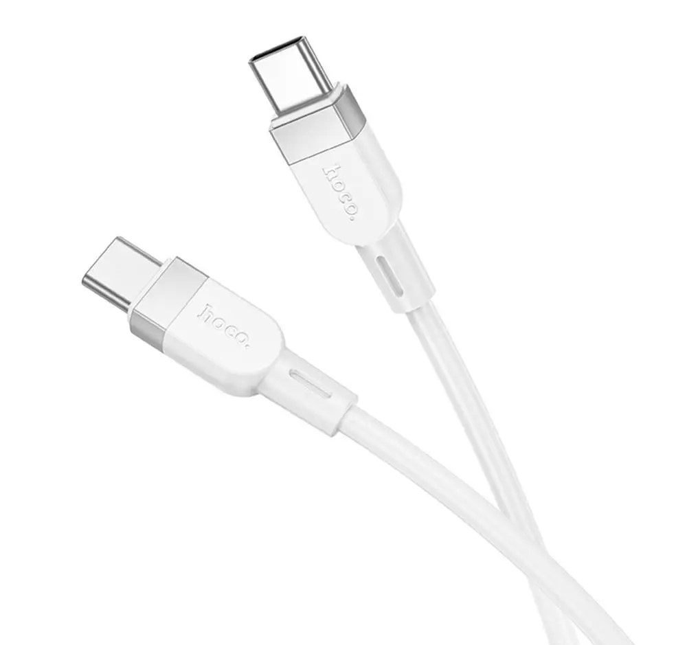 Кабель Type C > Type C HOCO X109 60W 2.4A 1м white — купити | Канцелярський Сад