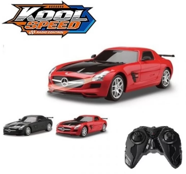 Машина RK (1:16) "Kool Speed" Mercedes-Benz SLS AMG GT,на бат-ці,37,2х17х12см№DHTRC10484GN — фото товару | Канцелярський Сад