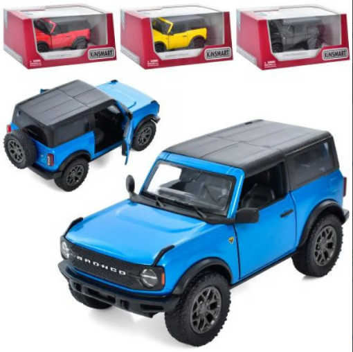 Машина метал. "Kinsmart" Ford Bronco Hard Top 2022,в кор-ці,16х7,5х8см №KT5438WB(24) — фото товару | Канцелярський Сад