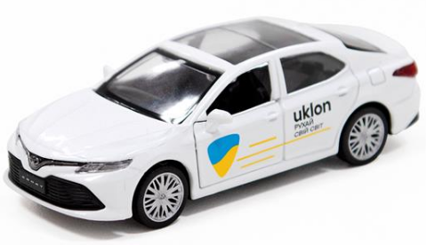Автомодель "Technodriver" TOYOTA CAMRY UKLON біла №250291/КіддіСвіт/ — фото товару | Канцелярський Сад