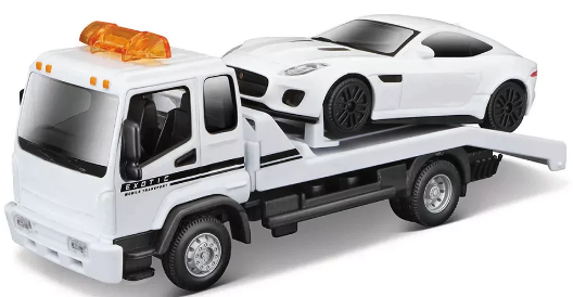 Ігровий набір "Bburago" евакуатор з JAGUAR F-TYPE DYNAMIC (V6) (1:43) №18-31419/КіддіСвіт/ — купити | Канцелярський Сад