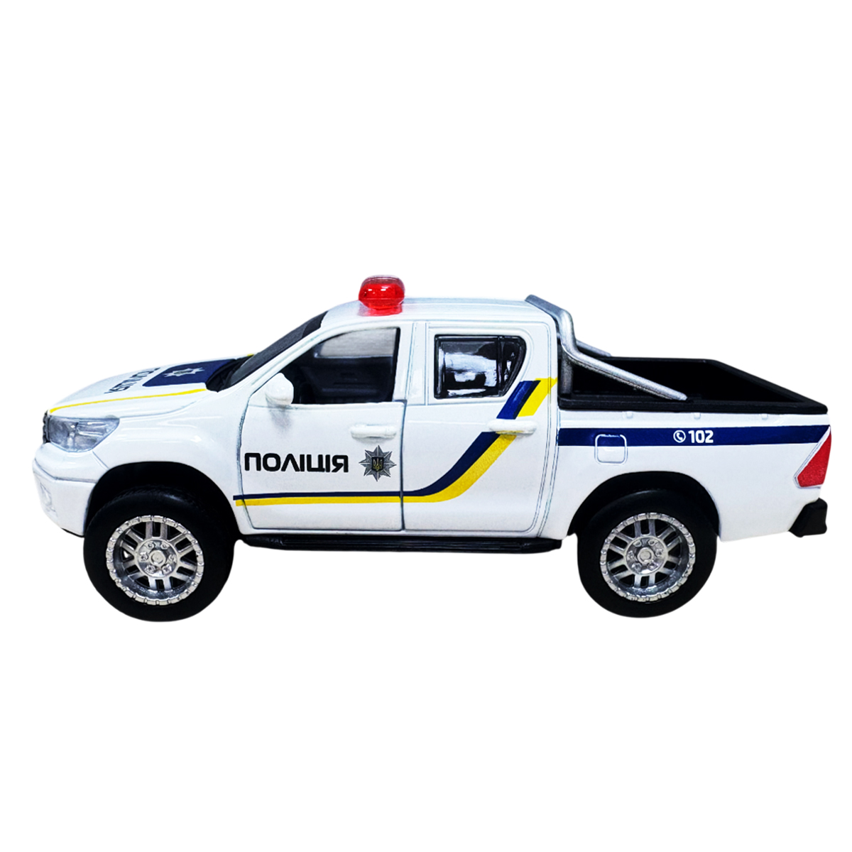 Автомодель "Technodriver" TOYOTA HILUX ПОЛІЦІЯ біла №KM250426/КіддіСвіт/ — фото товару | Канцелярський Сад