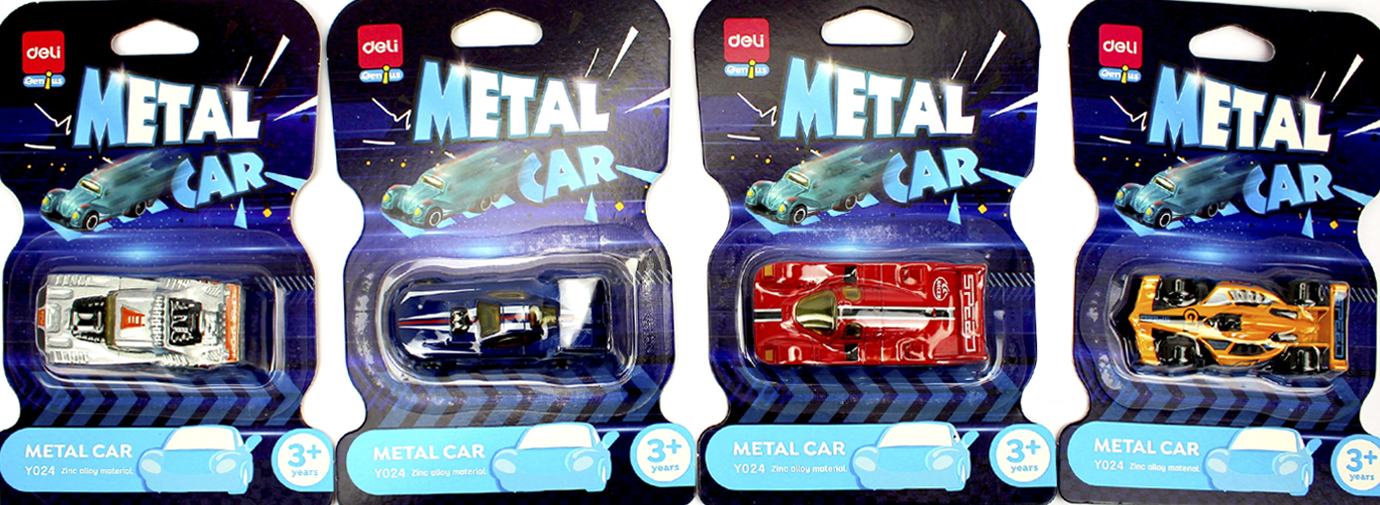 Машина метал. "Deli" Urban cars 24 види №EY024(24) — фото товару | Канцелярський Сад