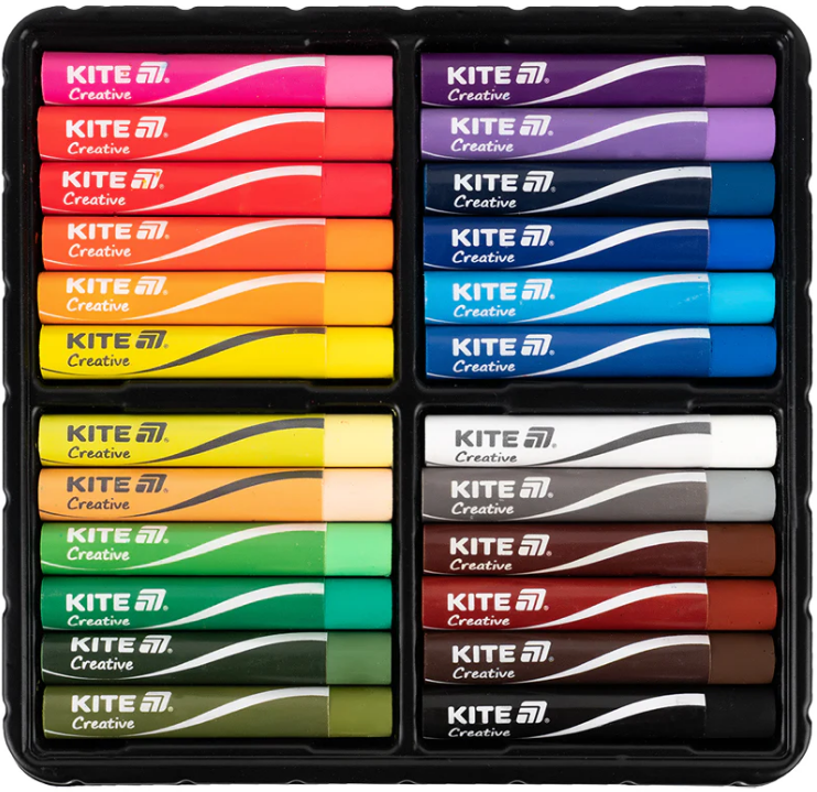 Пастель масл. "Kite" №K-200-24 Creative 24кольор.(12) — фото 3