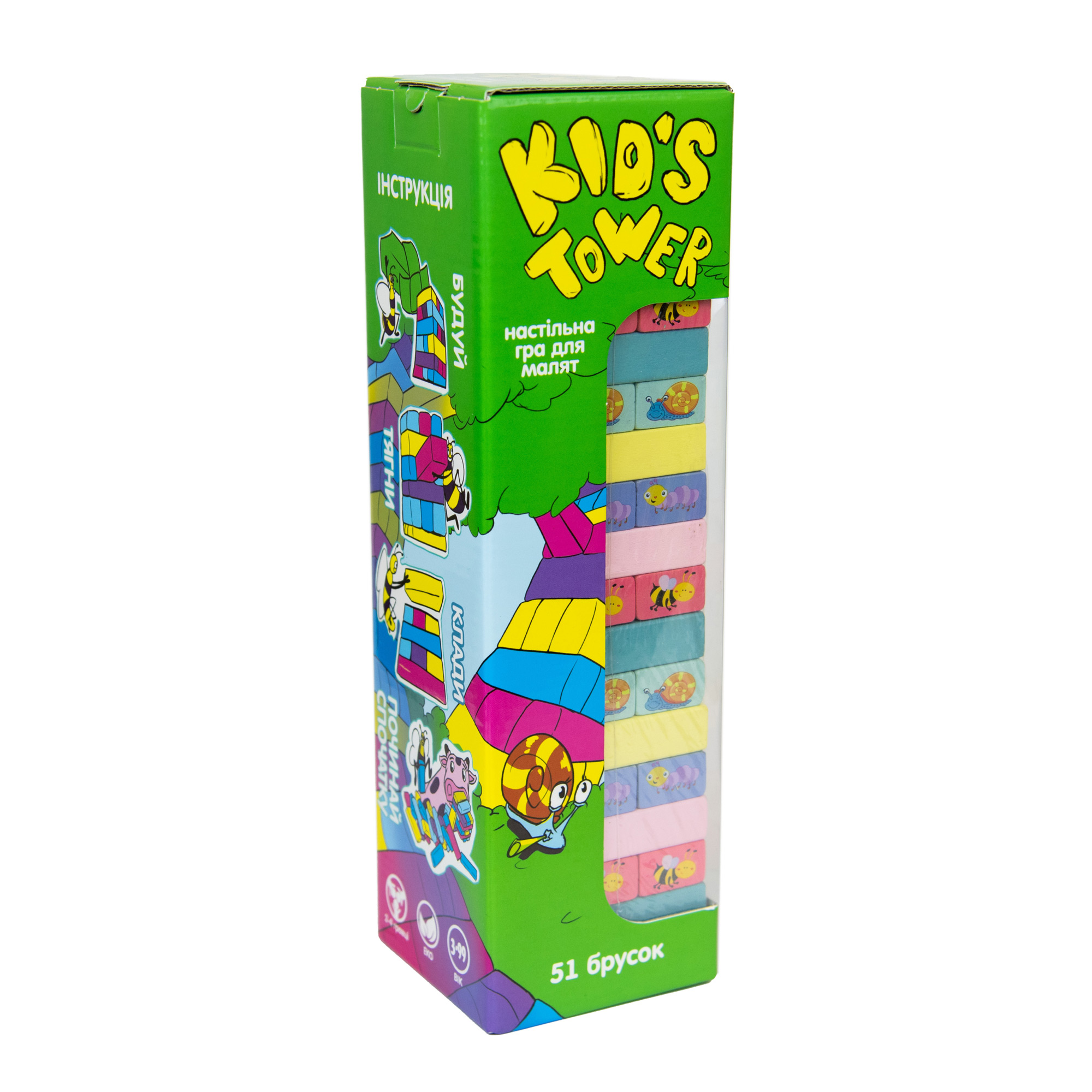 Гра "Kid's Tower" в кор-ці,28х8,2х8,2см №30863/Strateg/(6) — фото товару | Канцелярський Сад