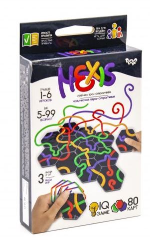 Гра "Hexis" №G-HEX-01-01/DankoToys/(16)(32) — фото товару | Канцелярський Сад