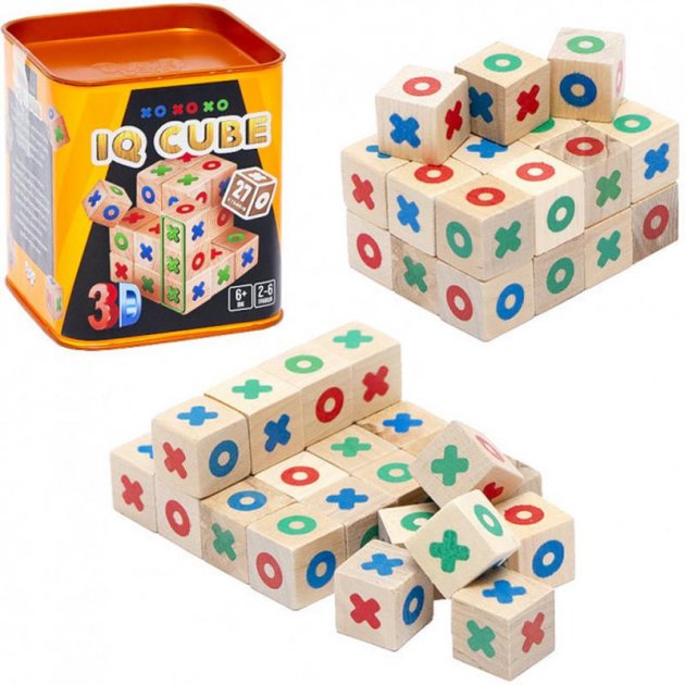Гра "IQ Cube" укр. №G-IQC-01-01U/DankoToys/(9) — купити | Канцелярський Сад
