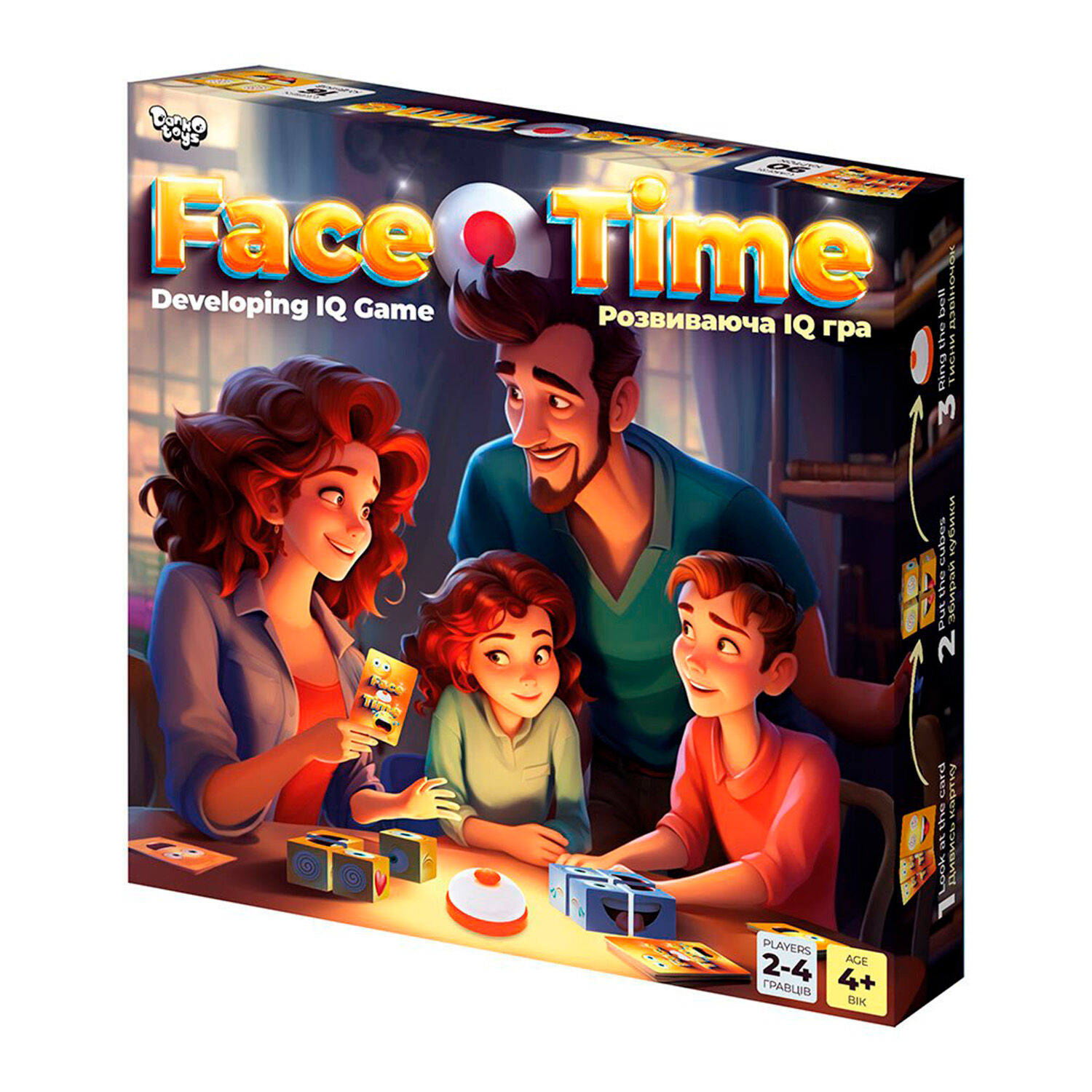 Гра наст. "Face Time" №FT-01-01/DankoToys/(10) — фото товару | Канцелярський Сад
