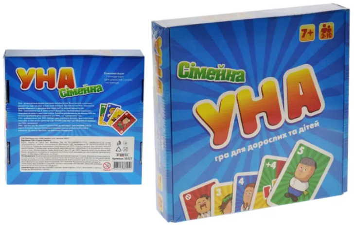 Гра "УНА Сімейна" 2в1 укр.,в кор-ці №30527/Strateg/(10) — фото 3