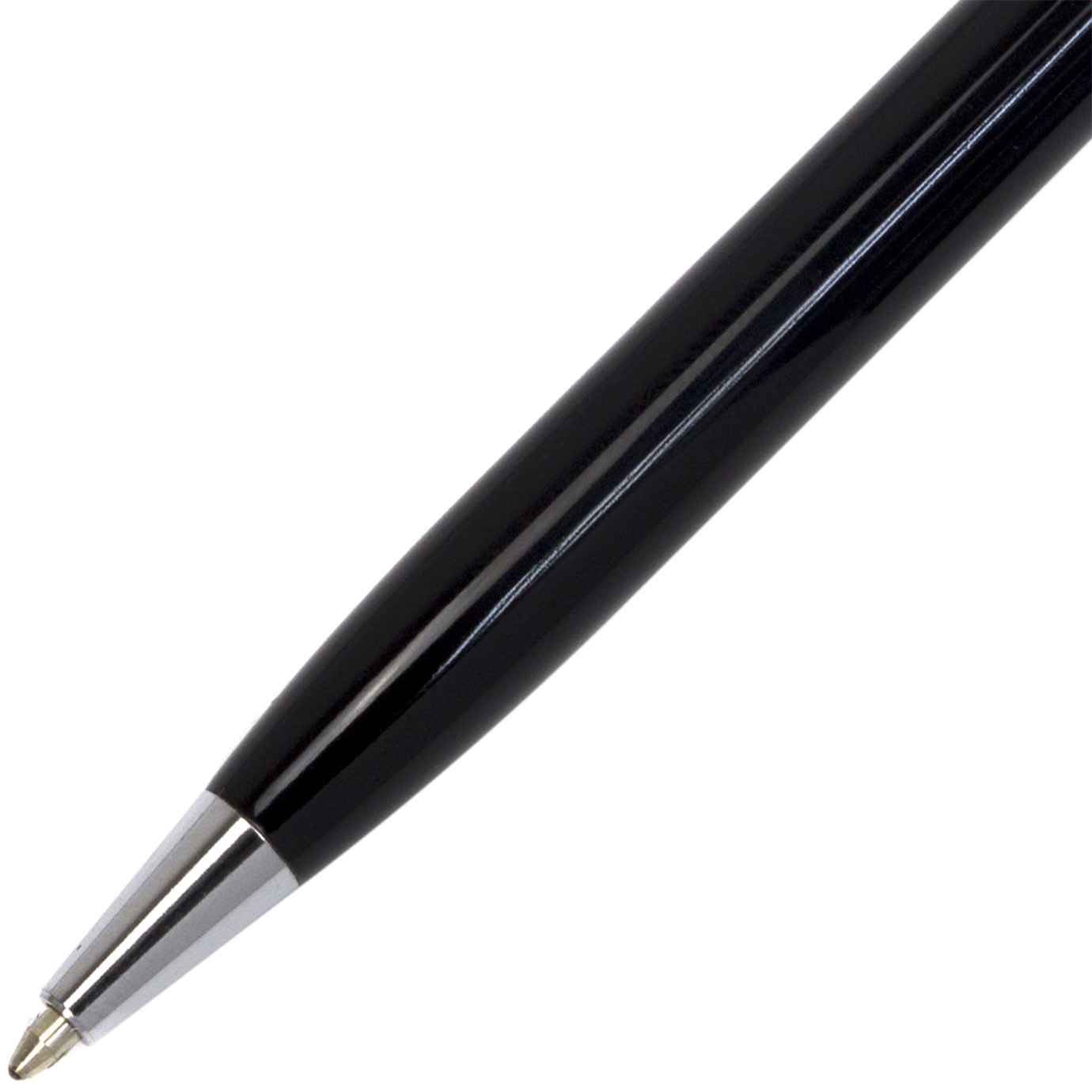 Ручка кульк. "Economix" №E10308-01 Stylus/стилус синя,метал.,корпус чорний(50)(500) — фото 3