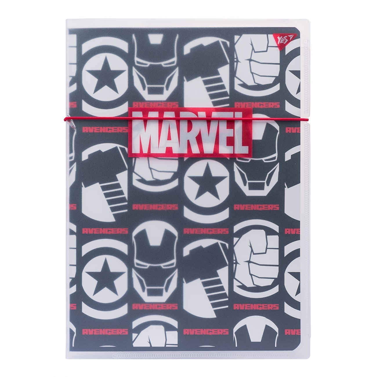 Зошит А4 48арк. кліт. в пласт папці "Marvel Avengers" №764427/Yes/(1)(40) — купити | Канцелярський Сад