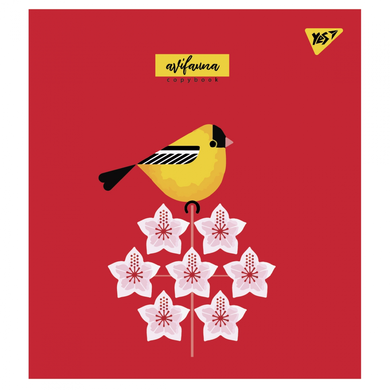 Зошит А5 YES 12арк. кліт. мат. ВДЛ+ УФ-виб "Avifauna" №766791(10)(250) — фото товару | Канцелярський Сад