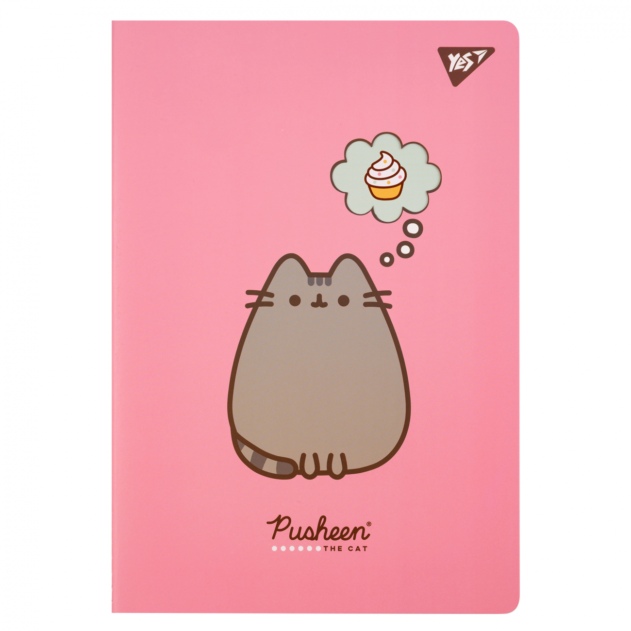 Зошит А4 40арк. кліт. з висічкою "Pusheen" №681856/Yes/(1)(20)(40) — купити | Канцелярський Сад
