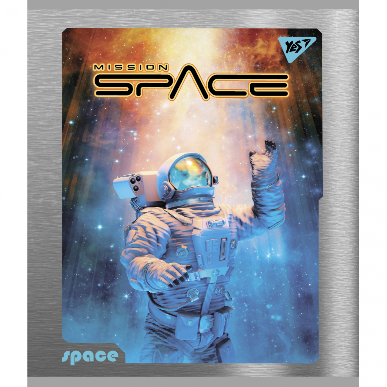 Зошит А5 YES 96арк. лін. мат. ВДЛ+УФ-виб.+мікроембосінг "Space" №766907(5)(60) — фото 5