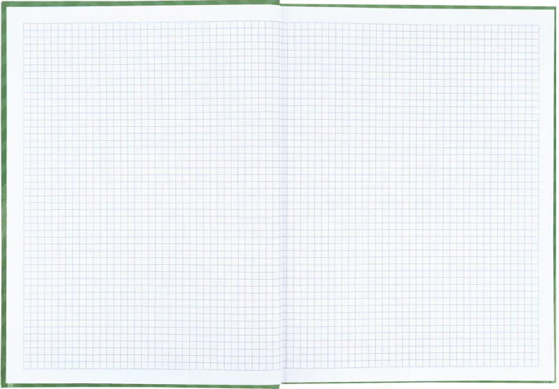 Книга-канц. А4 96арк. кліт. тв. обкл. "Pattern" зелена №8425-1-A/Axent/(10) — фото 4