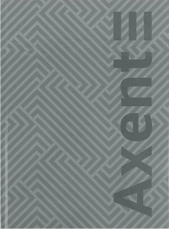Книга-канц. А4 96арк. кліт. тв. обкл. "Pattern" сіра №8425-2-A/Axent/(10) — фото товару | Канцелярський Сад