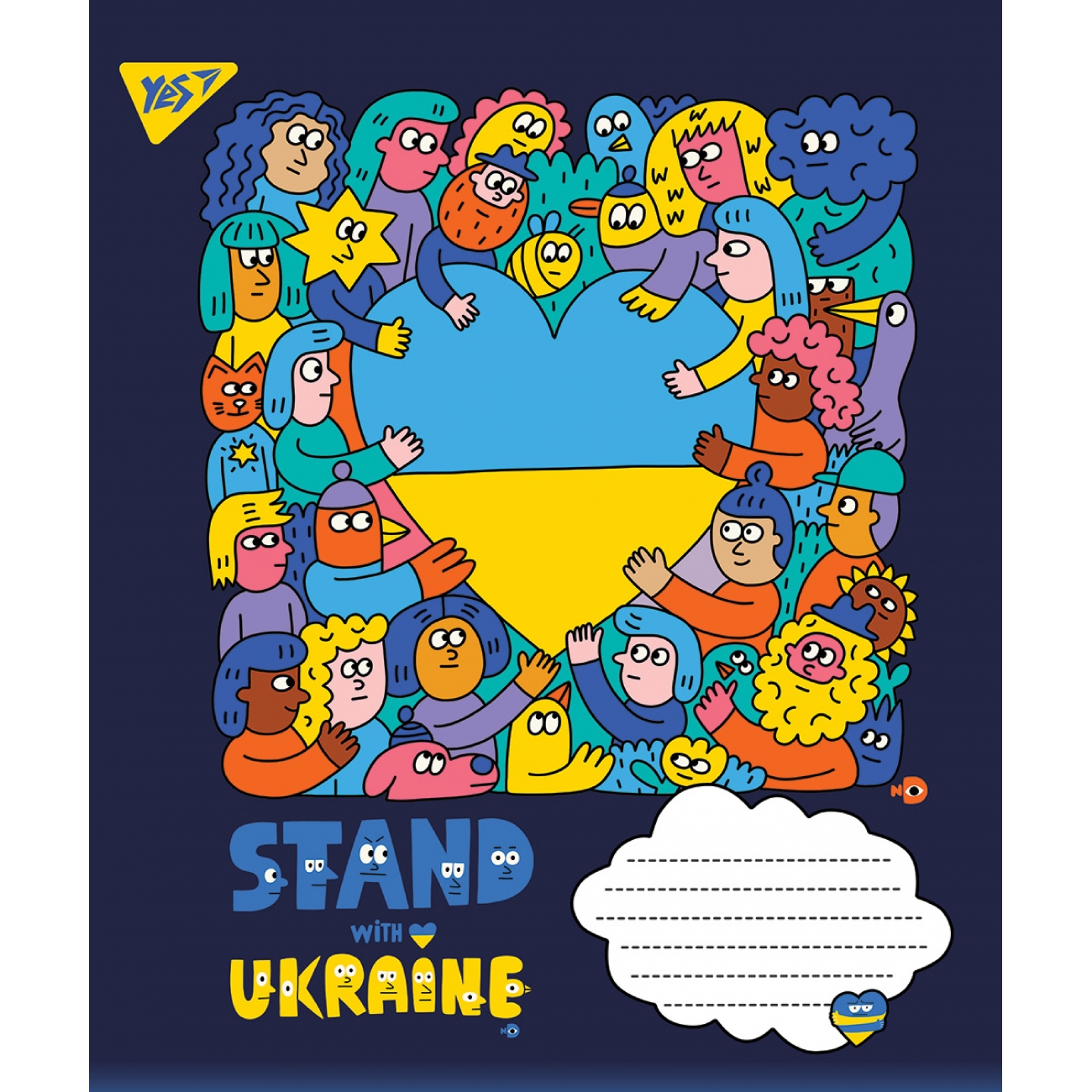 Зошит 60арк. лін. YES Ukraine №766243(10)(160) — фото товару | Канцелярський Сад