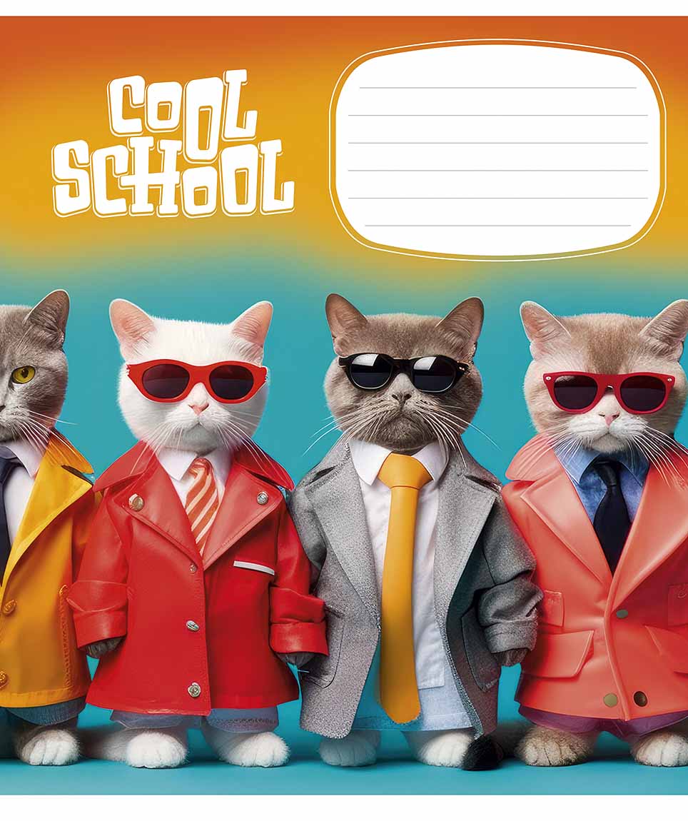 Зошит 24арк. лін. Star "Cool School" ВД-лак №024-3307L(25)(200) — фото 5