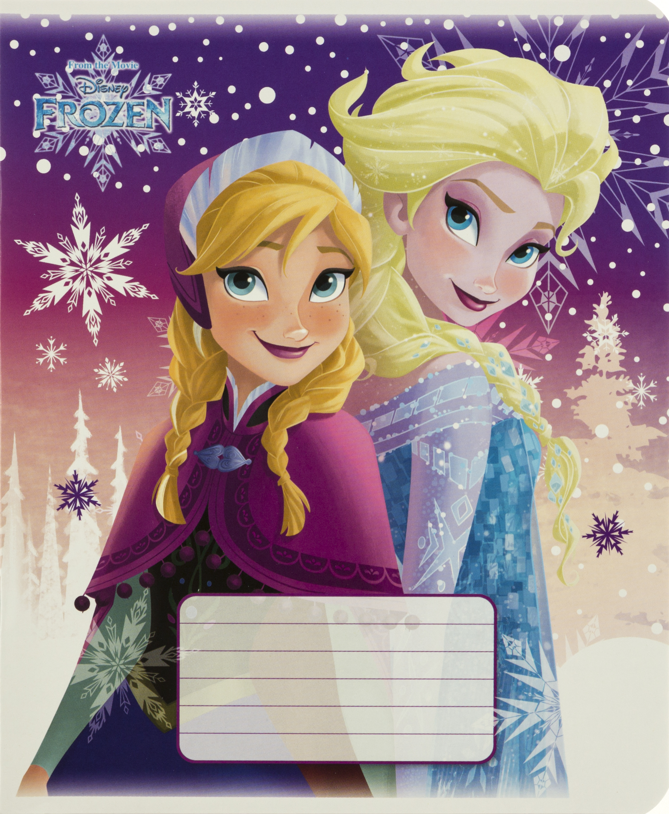 Зошит 18арк. лін. "Disney.Frozen Сніжна" №ТЕ11904(20)(200) — фото товару | Канцелярський Сад