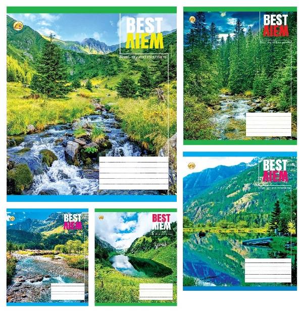 Зошит 60арк. кліт. /ТВ/ "Природа" №ТА51601(10)(160) — купити | Канцелярський Сад