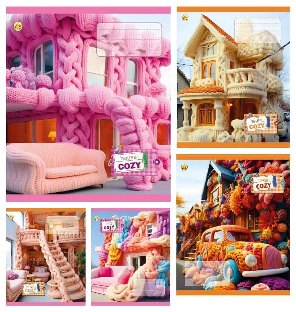 Зошит 24арк. лін. /ТВ/ "House cozy" №ТА52307(20)(320) — фото товару | Канцелярський Сад