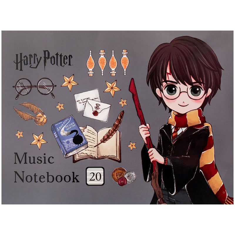 Нотний зошит А5 20арк. Harry Potter №HP26-405/Kite/(10) — фото товару | Канцелярський Сад
