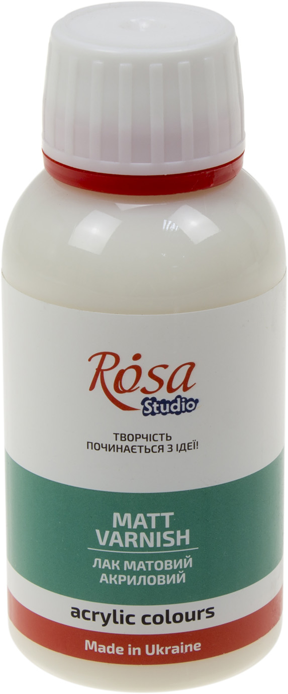 Лак акриловий матовий 120мл "Rosa Studio" №5750010103(15) — купити | Канцелярський Сад