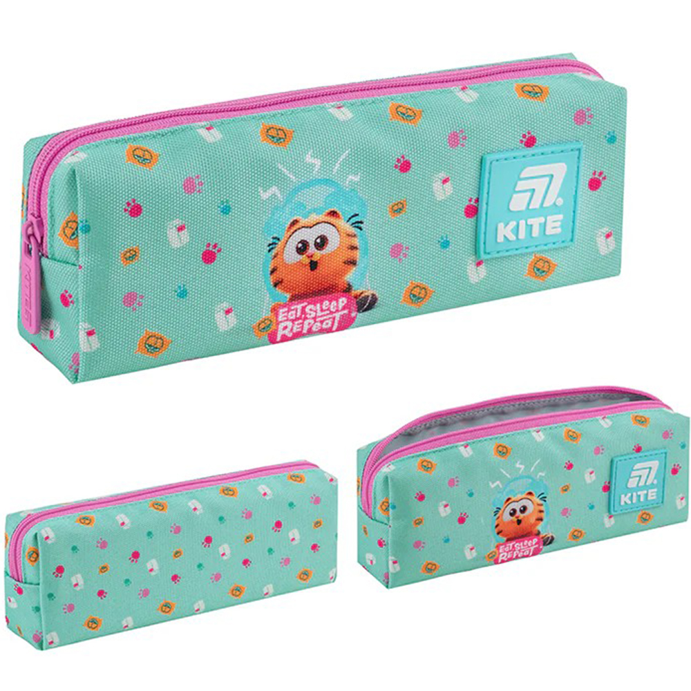 Пенал "Kite" Garfield 1від.№GF25-642-2 — фото товару | Канцелярський Сад
