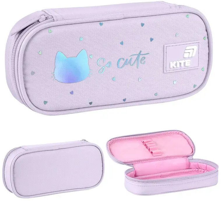 Пенал "Kite" So Cute 1від.,м'який №K26-662-21(48) — купити | Канцелярський Сад