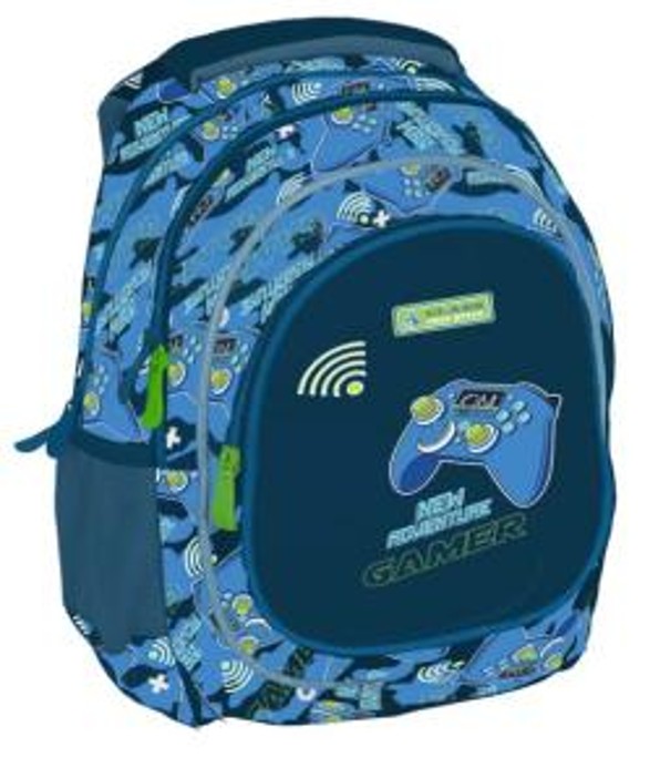 Рюкзак "School Max" Game,3від.,2карм. 39х29х17см №2522C/Class/(10) — купити | Канцелярський Сад