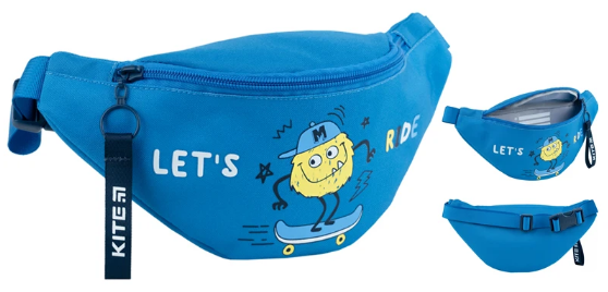 Сумка на пояс "Kite" Education Let's Ride 1від. №K24-2577-2 — фото товару | Канцелярський Сад