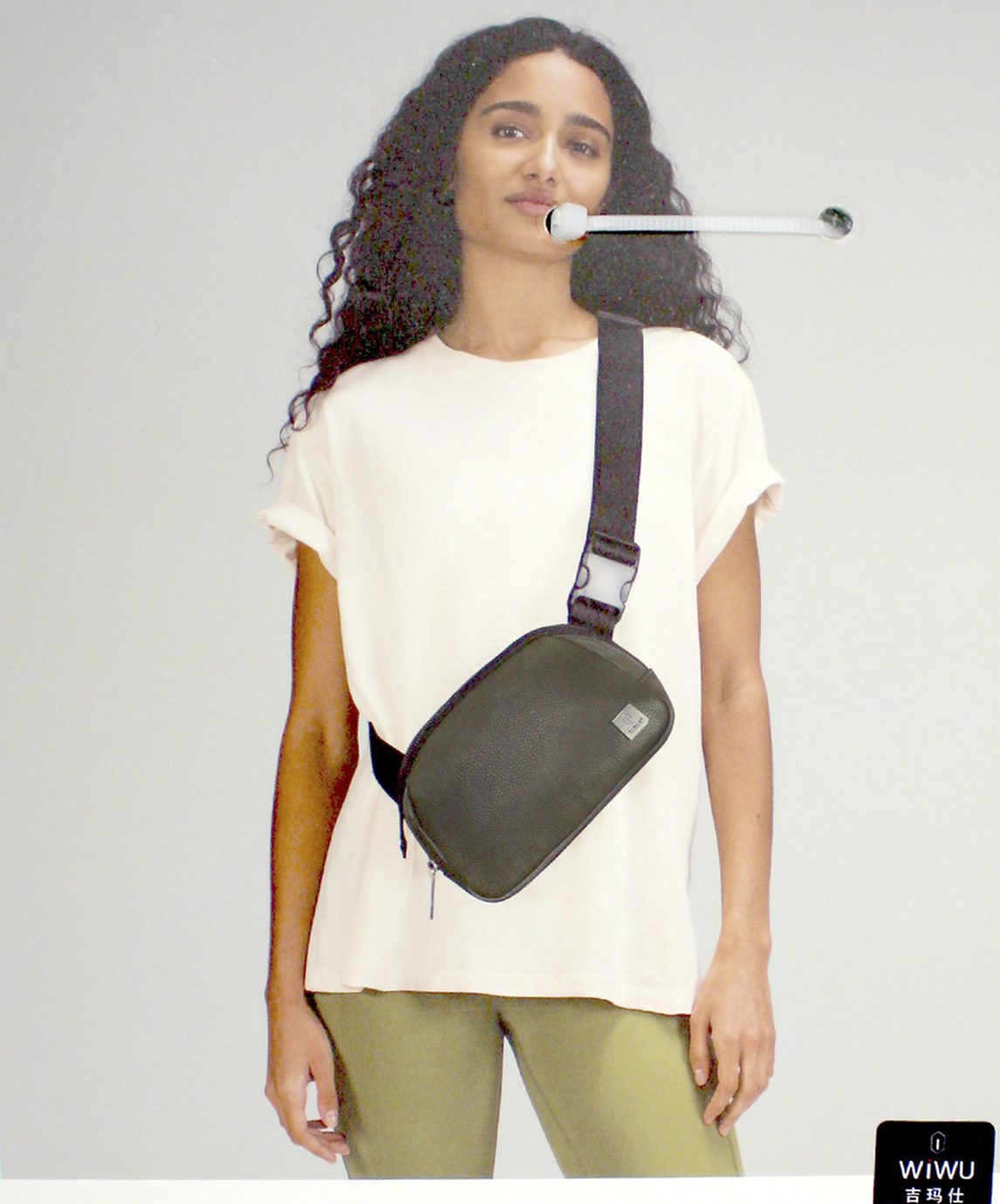 Сумка плечова "WIWU" LULU Crossbody Bag green/Breidon/ — фото 7