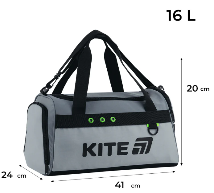Сумка спортивна "Kite" 2505 Urban 1від.,3карм. №HK26-2505-3 — фото 3