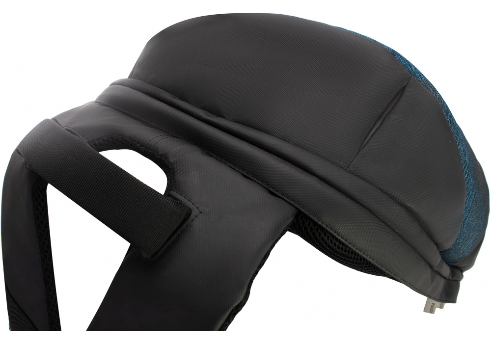 Рюкзак "Optima" Anti-theft 1від.,1карм. 17" темно-синій №O97366-02 — фото 3