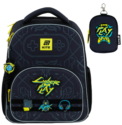 Рюкзак каркасний "Kite" Education Cyber 2від.,3карм. №K25-556M-2(4) — фото 4