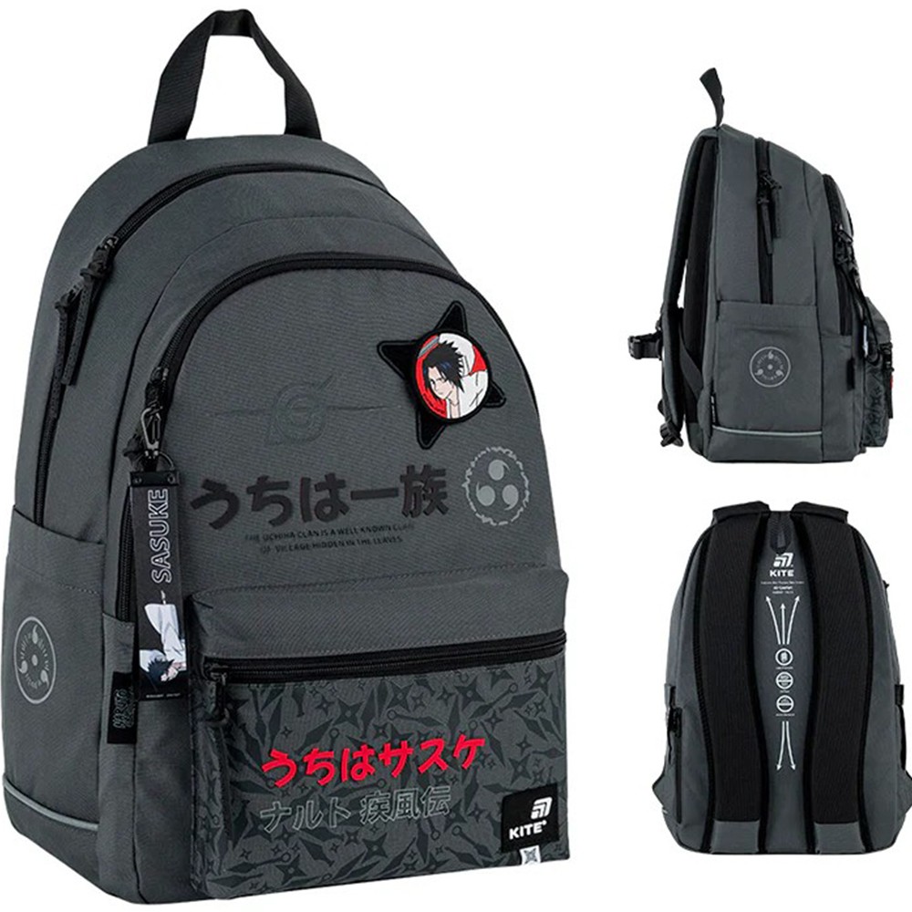 Рюкзак "Kite" Education teens Naruto Shippuden 3від.,4карм. №NR25-2575M(10) — купити | Канцелярський Сад