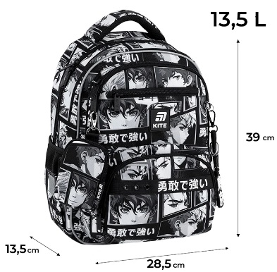 Рюкзак "Kite" Education Anime Boy 2від.,2карм. №K25-773M-4(4) — фото 3