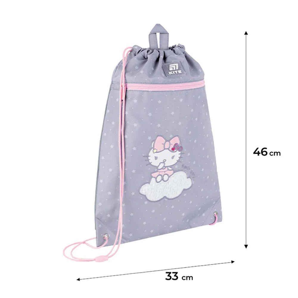 Сумка для взуття "Kite" 601M Hello Kitty-1 1від.,1карм. №HK25-601M-1 — фото 5