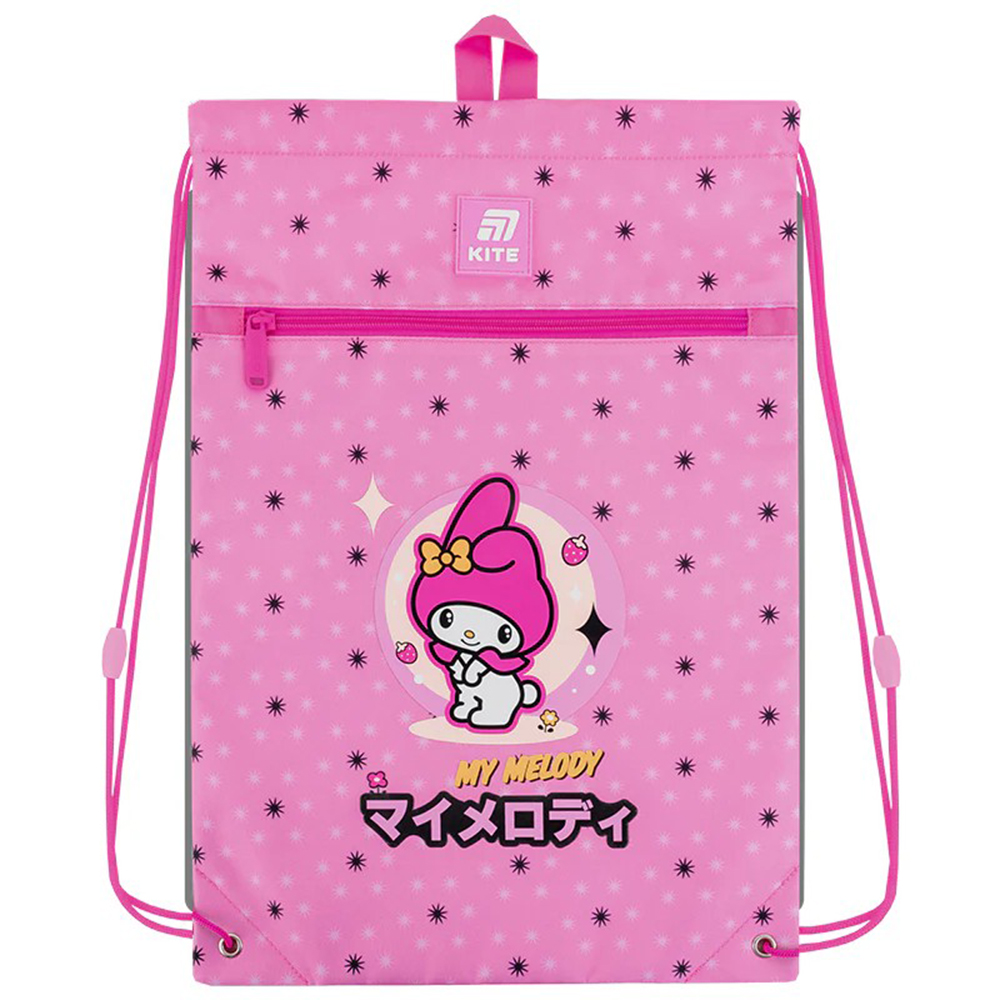 Сумка для взуття "Kite" 601M My Melody 1від.,1карм. №HK25-601M-2(10)(50) — фото товару | Канцелярський Сад