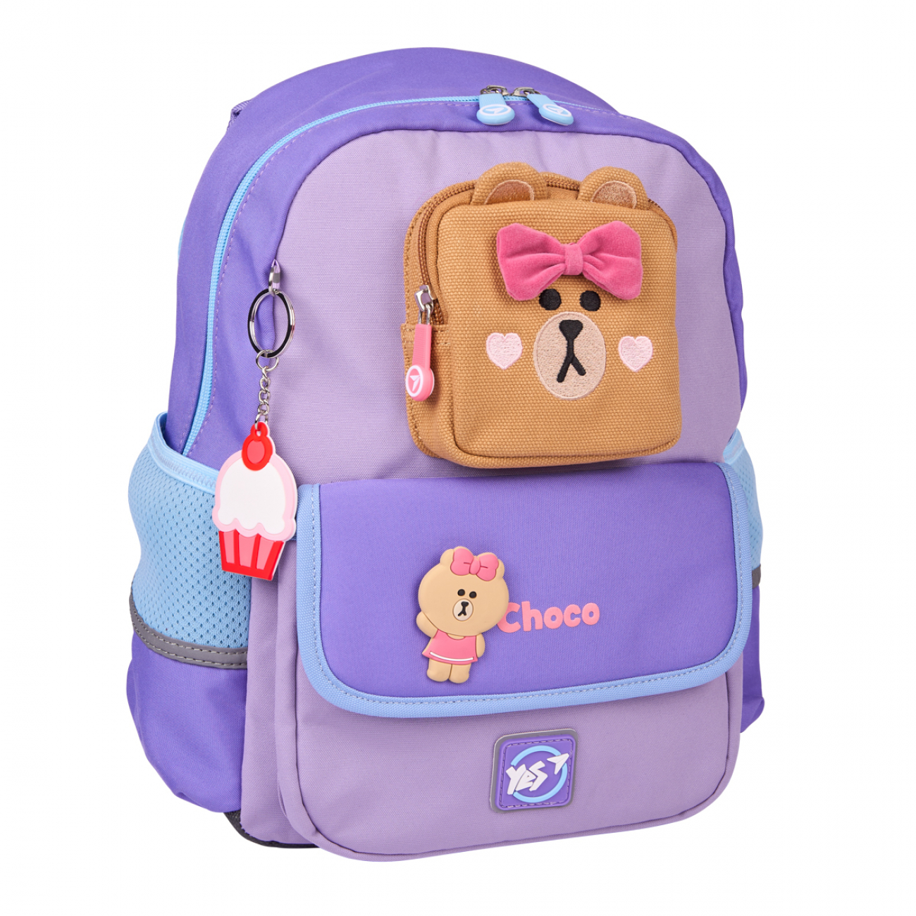 Рюкзак "Yes" S-104 Р-25 Line Friends Pretty Choco 1від.,4карм. №559836 — купити | Канцелярський Сад