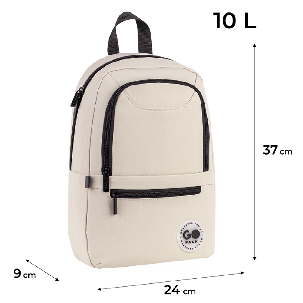 Рюкзак "GoPack" Education Teens 1від.,1карм. 119S бежевий №GO26-119S-3 — фото 3