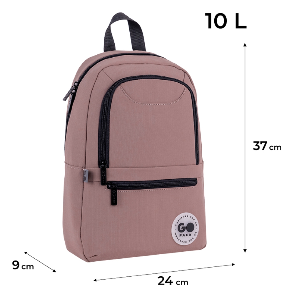 Рюкзак "GoPack" Education Teens 1від.,2карм. 119S коричневий №GO26-119S-2(20) — фото 3