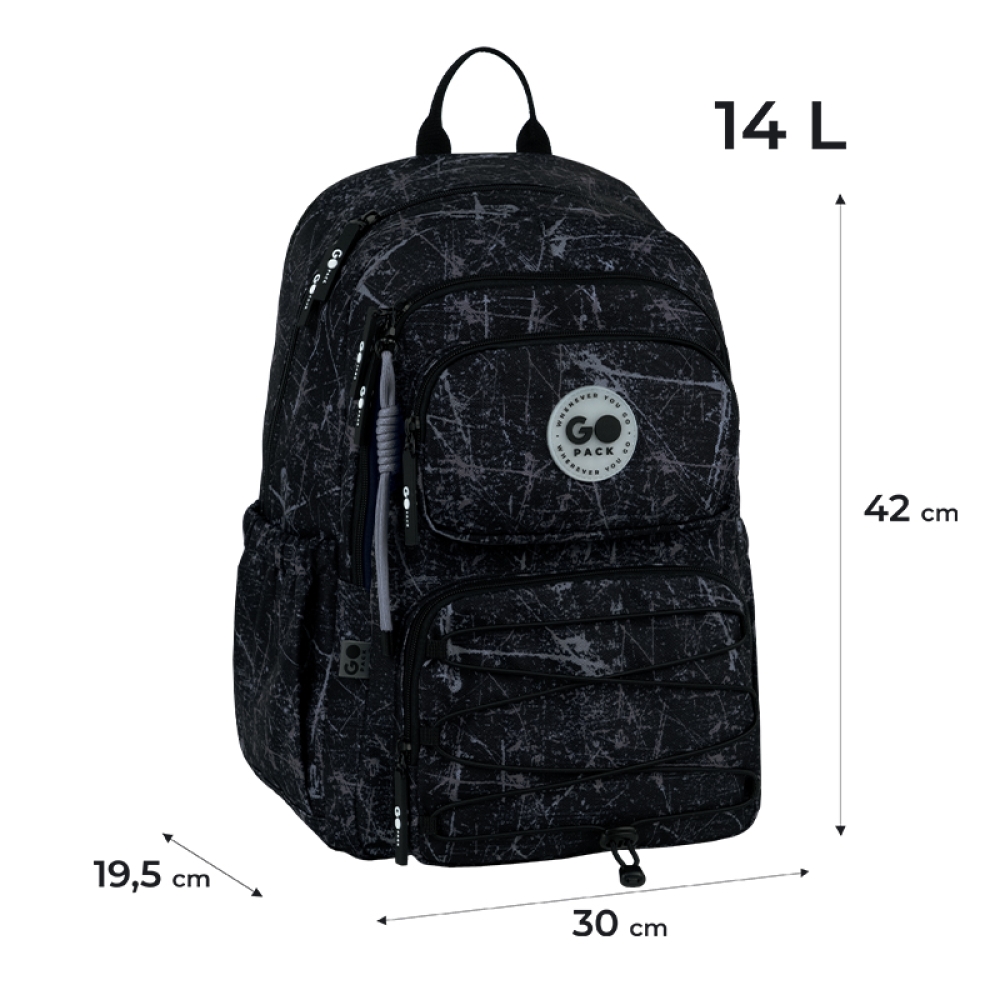 Рюкзак "GoPack" Education 120M-3 Shadow 2від. 4карм. №GO26-120M-3(10) — фото 3