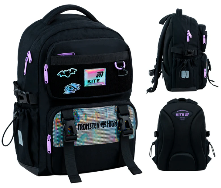 Рюкзак "Kite" Education 1022 Monster High 1від.,5карм. №MH26-1022M(6) — купити | Канцелярський Сад